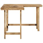 vidaXL Bureau 165x110x75 cm bois massif de manguier