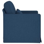 vidaXL Canapé Bleu 78 x 78 x 80 cm tissu