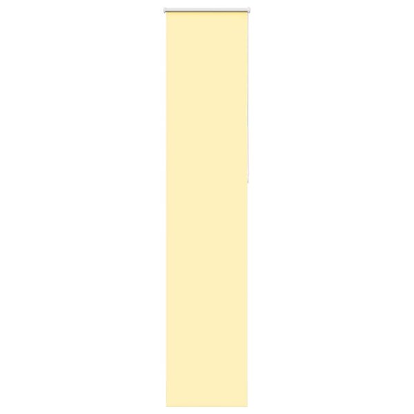 vidaXL Store enrouleur occultant jaune largeur du tissu 40 7 cm