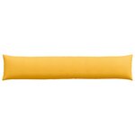 vidaXL Coussins de canapé 2 Pièces Jaune clair 200 x 40 cm