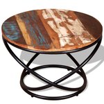vidaXL Table basse Bois de récupération massif 60x60x40 cm