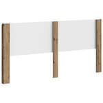 vidaXL Tête de lit Chêne artisanal Bois d'ingénierie