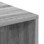vidaXL Bureau Sonoma gris 102 x 50 x 124 cm Bois d'ingénierie