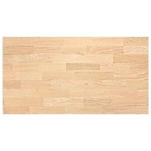 vidaXL Plan de travail de cuisine bois de chêne massif rectangulaire