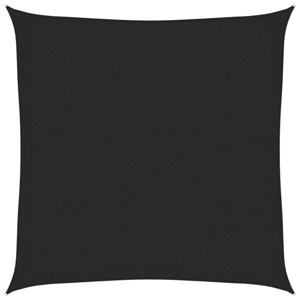 vidaXL Voile d'ombrage 160 g/m² Noir 3x3 m PEHD
