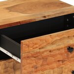 vidaXL Table de chevet 50x33x60 cm bois d'acacia solide
