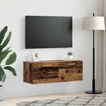 vidaXL Meuble mural Bois ancien 100 x 36.5 x 35 cm Bois d'ingénierie