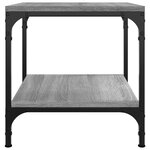 vidaXL Tables d'appoint 2Pièces Sonoma gris 40x40x40 cm Bois d'ingénierie
