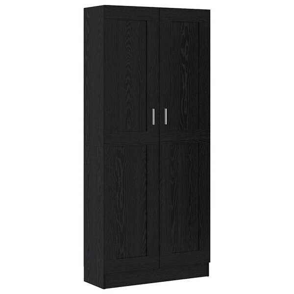 vidaXL Bibliothèque Chêne noir 82.5 x 30.5 x 185 cm Bois d'ingénierie