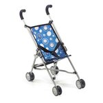 Bayer Chic 2000 601-01 - Mini buggy Roma Design bleu avec motifs pour poupée