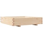 vidaXL Jardinière 110x110x26 5 cm bois de pin massif