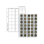 Feuilles numismatiques Multi-Collect pour 35 pièces de 2 euros. Intercalaires - Noir