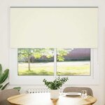vidaXL Store enrouleur occultant blanc cassé largeur du tissu 141 6 cm