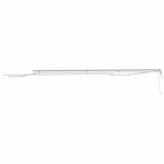 vidaXL Auvent Blanc 6 x 3 m Métal