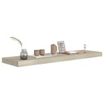 vidaXL Étagères murales flottantes 2 Pièces chêne 90x23 5x3 8 cm MDF