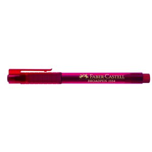 stylo feutre Fineliner BROADPEN 1554, rouge FABER-CASTELL