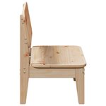 vidaXL Chaise de jardin 60x52 5x72 cm bois de pin massif