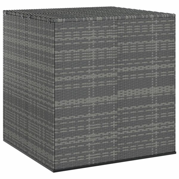 vidaXL Boîte à coussins de jardin Résine tressée 100x97 5x104 cm Gris