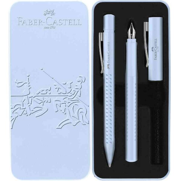 Set d'écriture GRIP 2010 Harmony  bleu ciel FABER-CASTELL