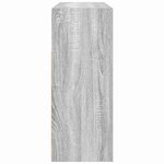 vidaXL Buffet Sonoma gris 116 x 30 x 75 cm Bois d'ingénierie