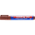Marqueur papier encre brillante 30 marron 1 5-3 mm x 10 EDDING