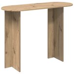 vidaXL Table console Chêne artisanal 100 x 39 5 x 75 cm