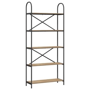 vidaXL Étagère Chêne artisanal 80 x 30 x 183 cm Bois d'ingénierie