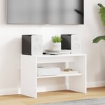 vidaXL Meuble TV Blanc 60 x 30 x 40 cm Bois d'ingénierie