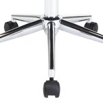 vidaXL Chaises pivotantes à manger lot de 4 Noir Similicuir