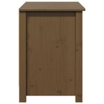 vidaXL Meuble TV Marron miel 103x36 5x52 cm Bois de pin massif