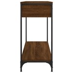 vidaXL Table console chêne marron 100x34 5x75 cm bois d'ingénierie