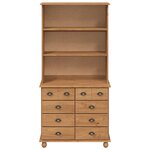 Hutch vidaXL 'ASKIM'Brun Miel 91x40x183 cm Bois massif de pin