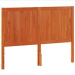 vidaXL Tête de lit cire marron 150 cm bois massif de pin