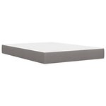 vidaXL Cadre de lit avec matelas 2 pc Housse amovible