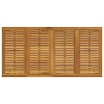 vidaXL Ensemble de salle à manger pour jardin 7 Pièces Gris et marron