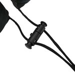 vidaXL Oreiller de Voyage pour le Cou Noir 27 x 26 x 14 cm Velours