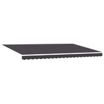 vidaXL Auvent Rétractable Anthracite 500 × 300 cm