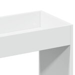 vidaXL Buffet haut blanc 63x33x100 cm bois d'ingénierie