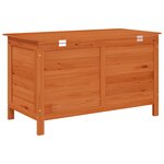 vidaXL Boîte de rangement de jardin 99x49 5x58 5 cm bois massif sapin