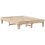 vidaXL Cadre de lit sans matelas 160x200 cm bois massif de pin