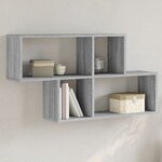 vidaXL Étagère murale sonoma gris 100x20x53 cm bois d'ingénierie