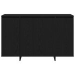 vidaXL Buffet chêne noir Chêne noir Bois 120 x 41 x 75 cm