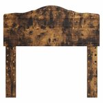 vidaXL Tête de lit avec tête de lit Chêne fumé 75 cm Bois d'ingénierie