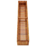 vidaXL Lit surélevé de jardin 150x30x25 cm Bois massif d'acacia