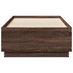 vidaXL Cadre de lit sans matelas chêne marron 90x190 cm