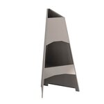 vidaXL Braise Marron 50 x 50 x 95 cm Acier résistant aux intempéries