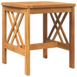 Table d'appoint de jardin vidaXL Marron 45x45x50 cm en bois d'acacia massif