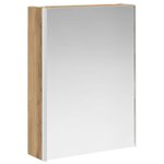 vidaXL Armoire Miroir de Salle de Bain Chêne artisan