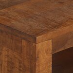 vidaXL Table basse avec 2 tiroirs 90x40x50 cm bois solide de manguier