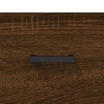 vidaXL Meuble TV chêne marron 102x36x50 cm bois d'ingénierie